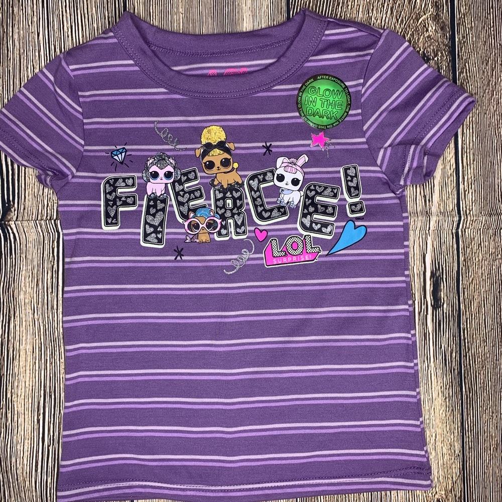 LOL Surprise Girls Shirt Purple XS 4/5